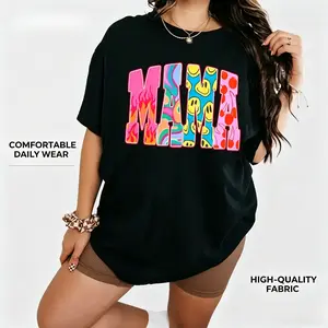 Retro groovy mama graphic t-shirt sweatshirt Retro groovy mama graphic t-shirt sweatshirt