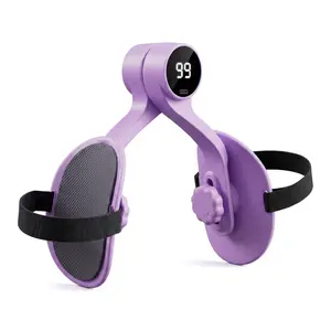 2026 Upgraded Digital Count Pelvic Floor Thigh Master, Adjustable Kegel Exerciser with Non‑Slip Strap, Postpartum Recovery Hip Abductor Trainer, Inner Thigh & Pelvic Floor Strengthening Home Workout Equipment for Women Wellness