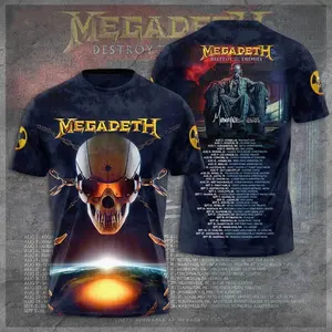 Megadeth Vintage Tee - Final Tour 43 Years Shirt, Last Album Tribute, Metal Legend Graphic, TikTok Trend