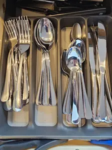 40pc Heavy Duty Silverware Cutlery Set for 8