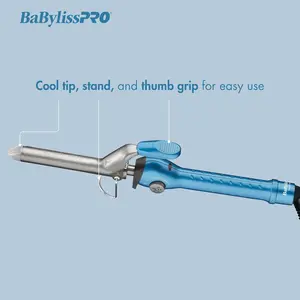 BaBylissPRO Nano Titanium 1.5" Spring Curling Iron
