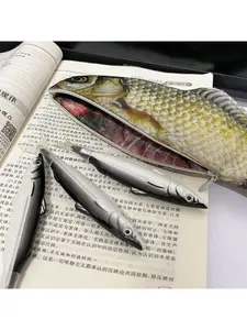 Unique and Quirky Salted Fish Pencil Case, Sea Fish Stationery Box, Korean Style Stationery Bag, Creative Simulated Carp Pencil Case