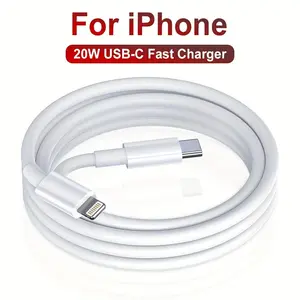 20W 6.6FT Type-c for Lighting Fast Charging Cable for iPhone 14/13/12 Pro/iPad Mini & More,Super Fast Charger,Car Charger, PD2.0,Phone Accessories, Lightning to USB C for Car CarPlay Cable