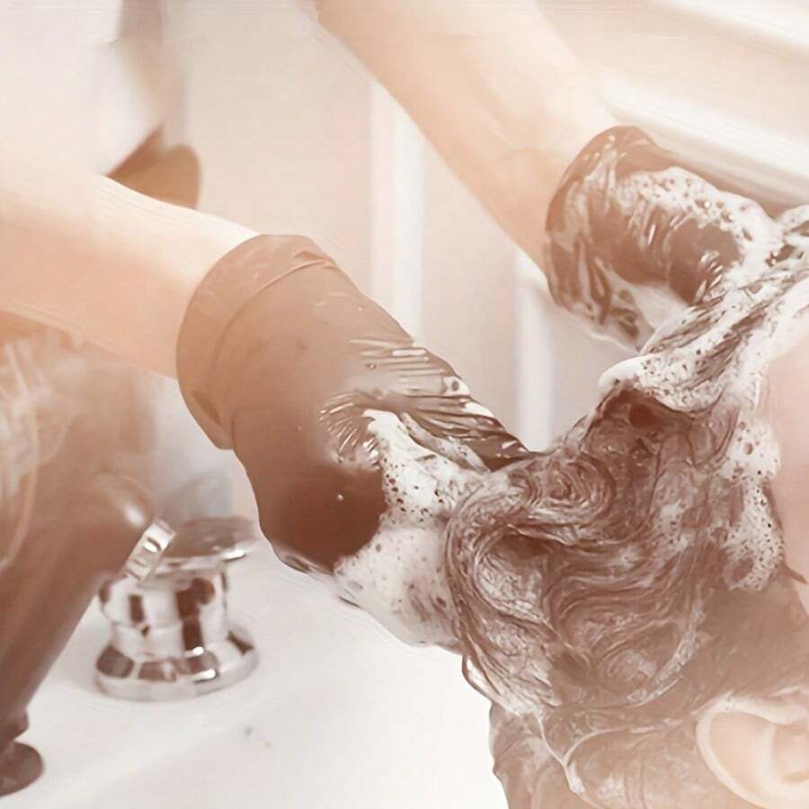 20/100pcs Nitrile Gloves, Cleaning Gloves, Dishwashing Gloves, Household Cleaning Gloves, Disposable Nitrile Gloves, Black Gloves  Disposable Nitrile Gloves Household Nitrile Gloves  Powder-Free Nitrile Gloves Touchscreen Compatible Gloves