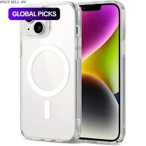 Magnetic Phone Case, Shockproof All-Around Transparent Protective Case for iPhone 17, 16, 15, 14, 13 and 12, Magnetic Phone Casing Protector Cover Accessories #GLOBAL PICKS