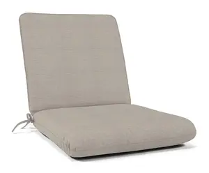 Sunbrella 22 x 44 x 3.5 Inch Patio Cushion for Outdoor Deep Seating Spill Proof Durable All Seasons Replacement Cushion Made in USA Seat Deep Seating Cushion