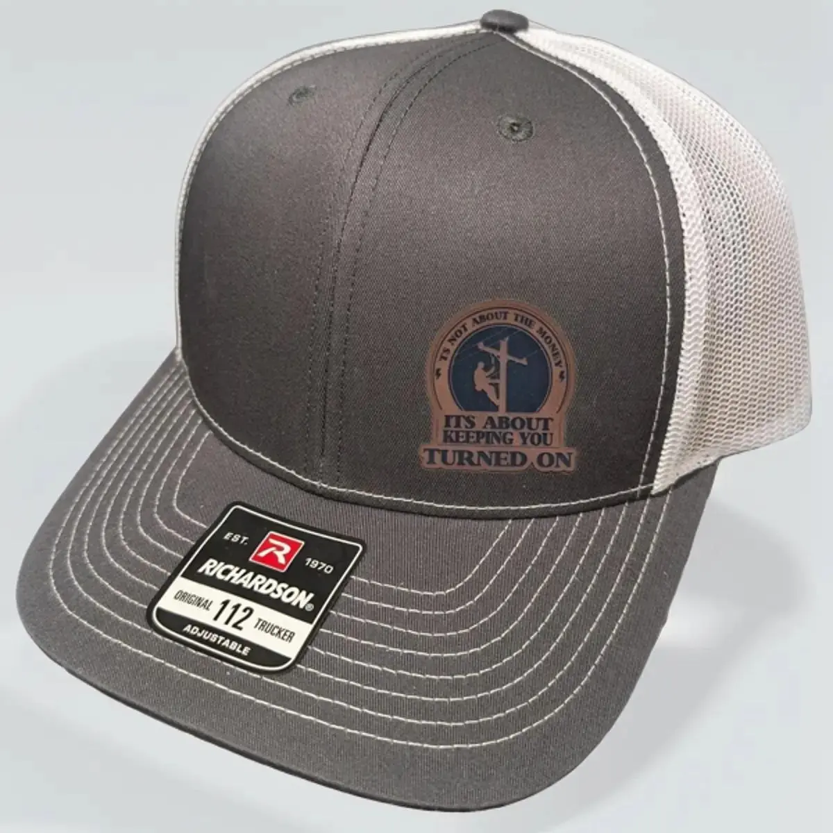 Trade Series V2 Richardson 112 Hat With Leather Engraved Patch