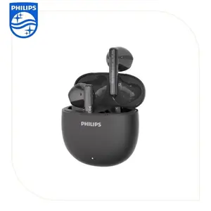 Philips TAT1139 TWS Earbuds, Bluetooth 5.4 Headphones with Dynamic Bass, 24H Playtime & Fast Charge, IPX4 Waterproof Sport, Secure Fit for iPhone/Android/Workout. Ai noise reduction，Budget-friendly AirPods alternatives. One-year warranty, genuine product.