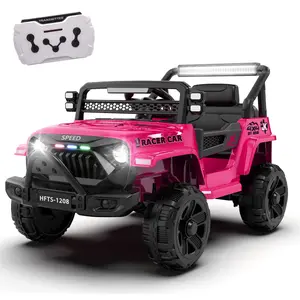 Kids ride on 12V Truck Car with Parents Control,2WD,Four-wheel suspension,Bluetooth for Kids around 3 years old.