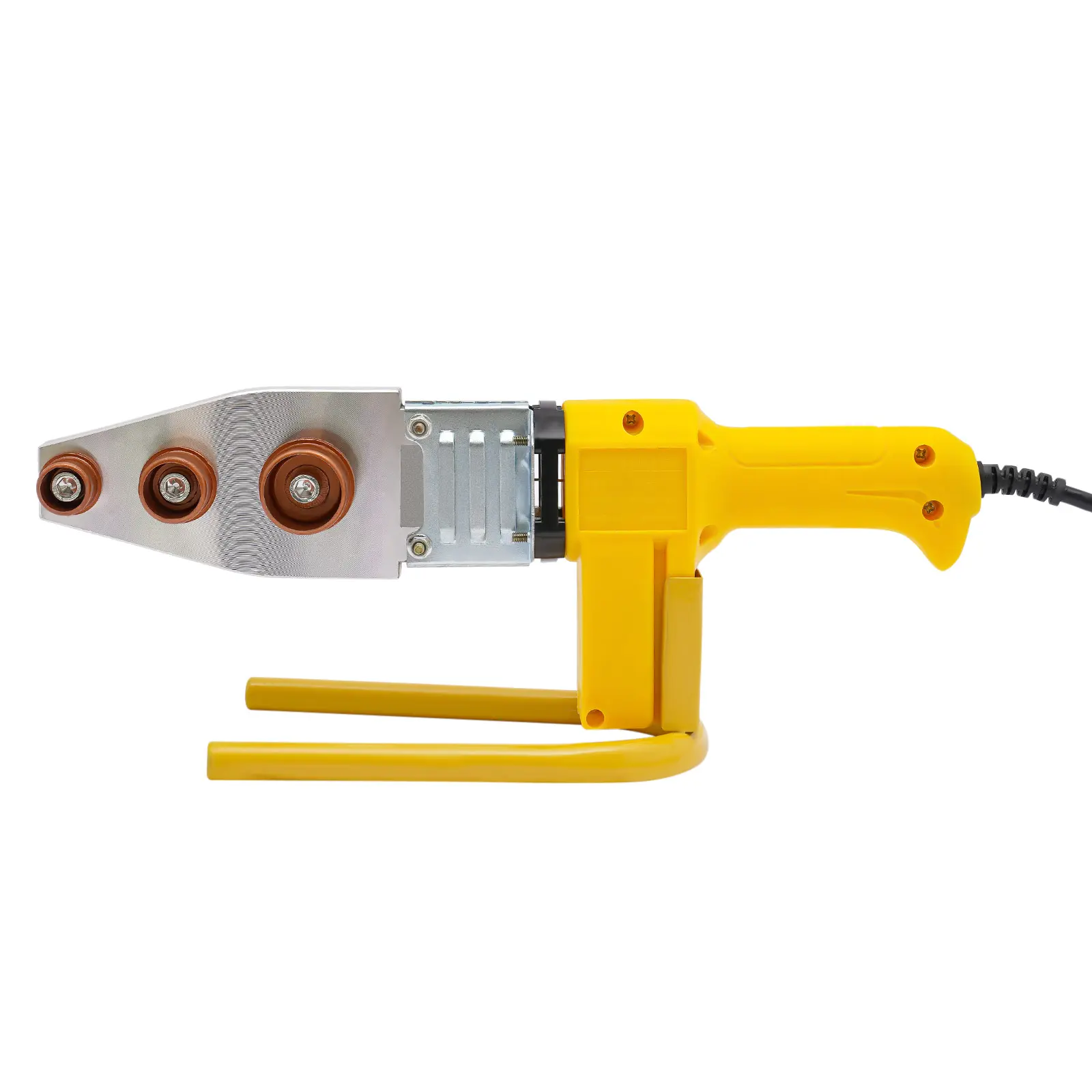 800W 4-in-1 Compact Hot Melt Pipe Repair Machine, Auto-Temp PPR/PB/PE Pipe Corner Welder with Anti-Stick Die Heads, Fast Heat-Up, 1*Allen Key, 1*English Manual, 1*Storage Box, 1*U-Shaped Bracket, 4*Screws for Home Plumbing, Father-Son Gift, Abs, Iron