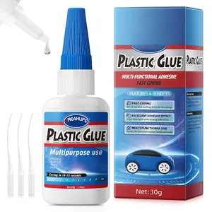 Super Glue for Plastic Repair, 30g Plastic Glue Strong Adhesive, Heavy Duty Glue for , PLA, Toys, Car, , ABS, PVC, Tube, DIY Kits, Vinyl, Nylon