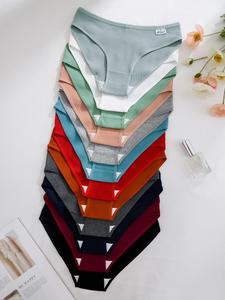 women's breathable briefs, minimalist soft regular fit panties for daily wear, underwear for all seasons, womenswear, fashion panties