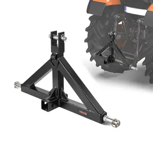 VEVOR 3 Point Hitch Receiver with 2 in Receiver, 3pt Quick Hitch Attachment, 3,000 lbs Capacity, Heavy Duty Tractor Tow Drawbar Adapter, Compatible with Kubota, Mahindra, John Deere, Massey Ferguson