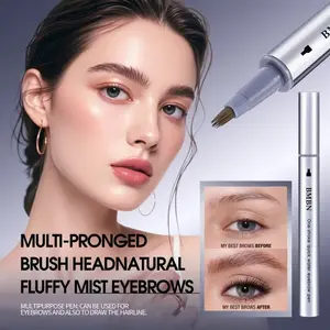 Quick-Shape Liquid Eyebrow Pencil, Natural Root Definition, Sweat-Proof, Waterproof, Daily Makeup, Wild Brow Water, Easy Application