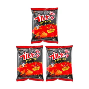 3 Pack SAMYANG Buldak Hot Chicken Original Potato Chips 1.94 oz - Korean Spicy Snack