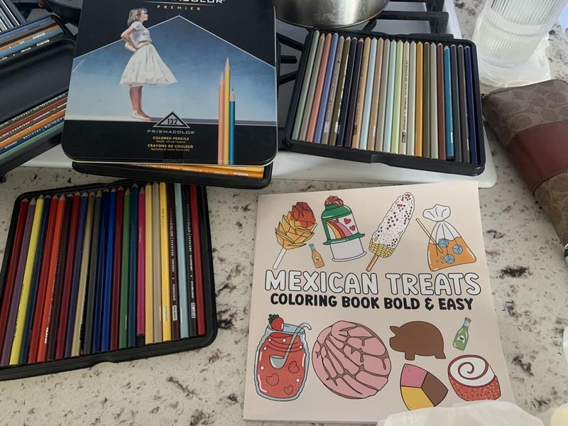 Mexican Treats Coloring Book Bold and Easy Paperback Christmas Coloring