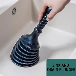 Sink and Drain Plug for Kitchen Sink, Bathroom Sink, Shower, and Bathtub. Compact and Sturdy Design, Large Expander for Commercial and Residential Use, Can Unblock Drains
