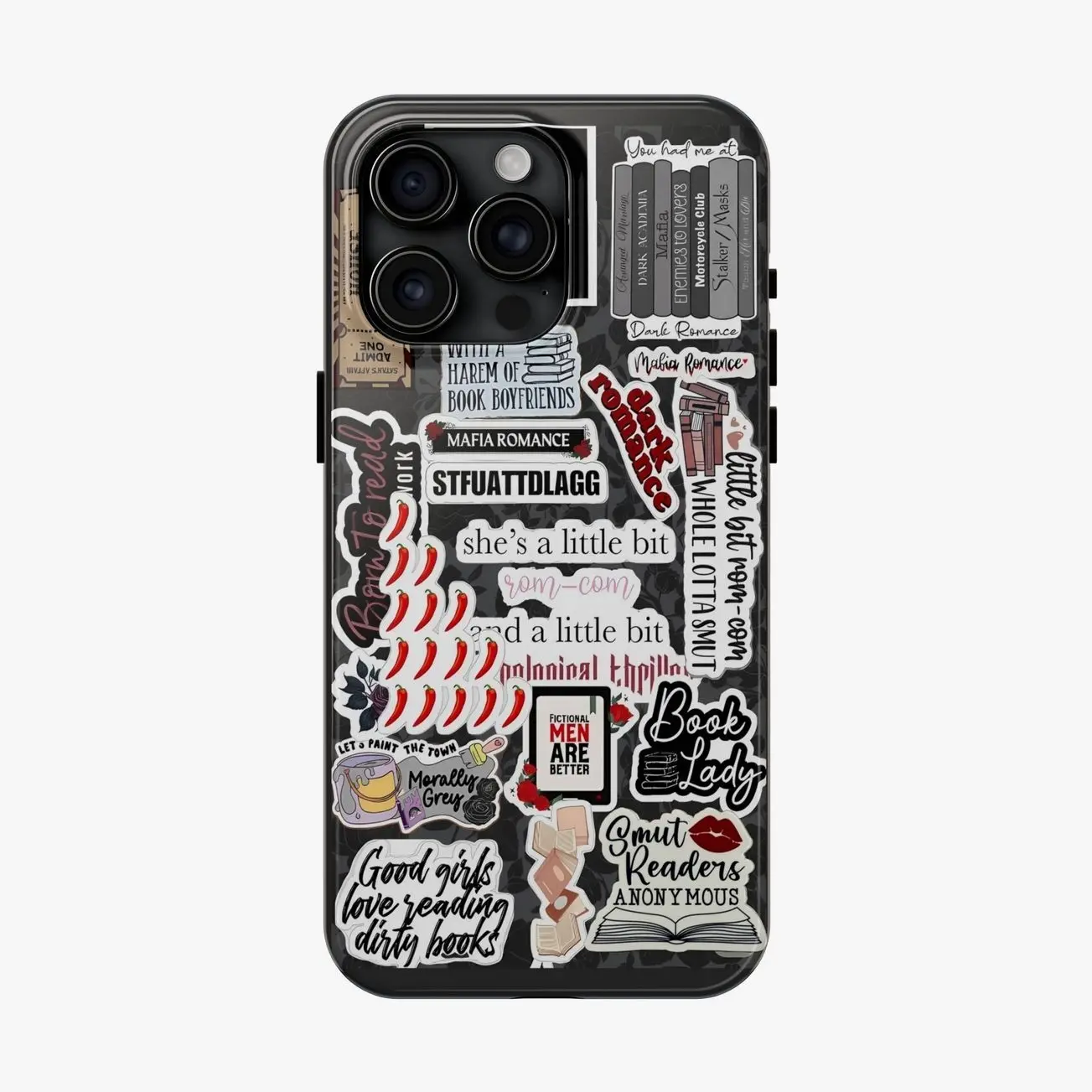 Dark Romance Mafia BookTok iPhone Case, iPhone 17 16 15 14 13 12 11 X 8 7 Pro Max/Pro/Mini, SAMSUNG GALAXY 21 S22 S23 S24 25 ULTRA PLUS Shockproof Anti-Drop Protective Cases F