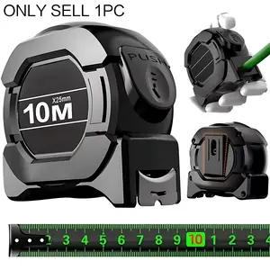 Self Locking Tape Measure, 1 Count High Precision Tape Measure, Fluorescence Wear Resistant Tape Measure for Night Work and Measurement Work, Durable Retractable Measuring Tape