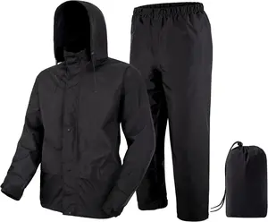 Rain Suit, Rain Gear for Men Waterproof, Camo Rain Jacket, Lightweight Rain Coat