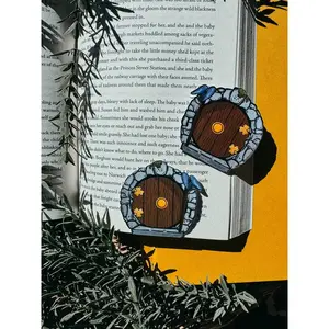Hobbit Door Magnetic Bookmark | Hobbit Bookmarks | Fantasy Bookmark | Bookish Gift | Lord of the Rings bookmark