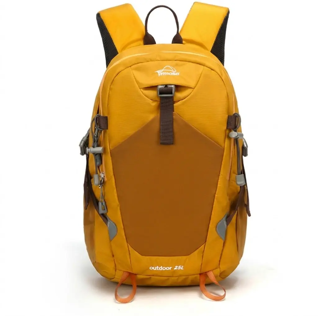 25L Oxford Fabric Ultra-Durable Outdoor Hiking Backpack, Ergonomic Daypack with Trekking Pole Attachments