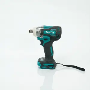 Tool Only - No Battery, No Charger: High Torque Makita DTW004 Impact Wrench – 465 ft-lbs (630 N·m), 1/2″ Anvil, 4-Speed 0-3200 RPM, 14.4cm Short Body – For M20 Bolts – Use Your Own 18V Battery，spiral