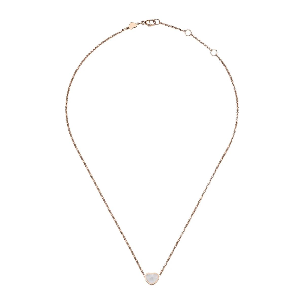 Timeless Rose Gold Red High Quality Heart Necklace Modern Style Everyday Luxury Staple