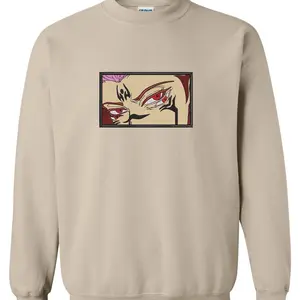 JJK Anime Embroidered Sweatshirt, Hoodie, Sukuna Tee Perfect Gift for Anime Fans