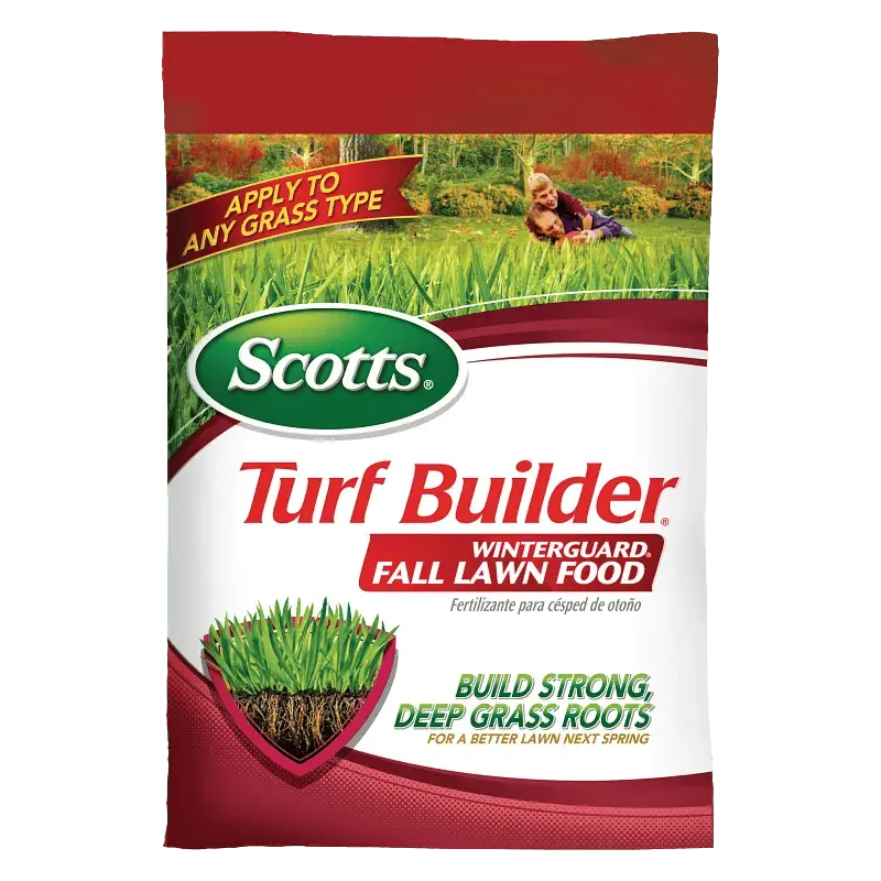 Scotts Turf Builder WinterGuard Fall Lawn Food - 32-0-10 NPK Grass Fertilizer, For All Grass Types, Covers 4,000 sq. ft., 10.0 lb.