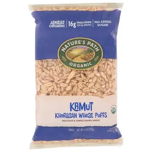 Nature's Path Organic Kamut Puffs Breakfast Cereal, 6 oz, Great for Snack Time, Perfect with Milk