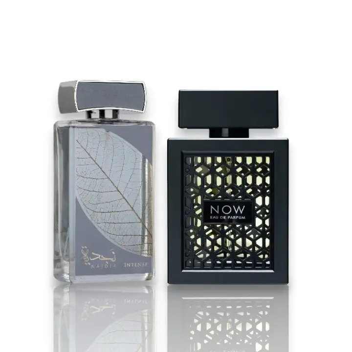 Lattafa Bundle | Rave Now Black + Najdia Intense | Men's Fragrance | 100 ML - 3.4 OZ | Eau De Parfum | Pineapple - Bergamot & Apple
