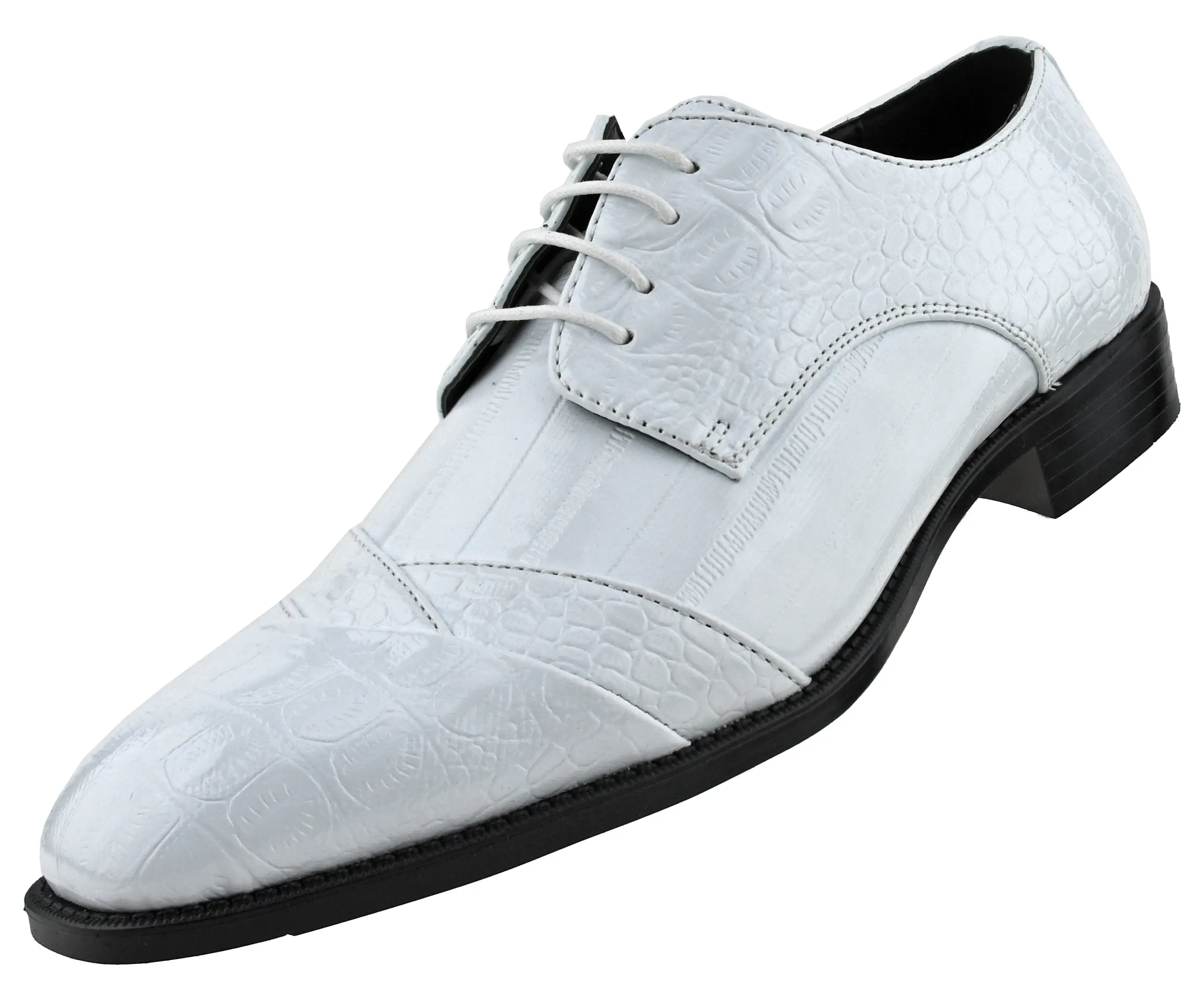 Bolano Bandit Men's Exotic Print Dress Shoes Lace Up