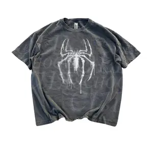 Vintage Spider Graphic Shirt, Spider Shirt, Spider Oversize, Retro Hero Shirt, Dark Art Hand Drawn Shirt