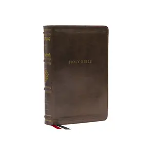 NKJV, Personal Size Reference Bible, Sovereign Collection, Leathersoft, Brown, Red Letter, Comfort Print: Holy Bible, New King James Version by Thomas Nelson [Leathersoft Book]
