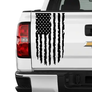 Joytutus Self-adhesive Vinyl Decals for Truck Tailgate - American Flag Design Scratch Covering Car Accessories - Durable & Easy to Apply