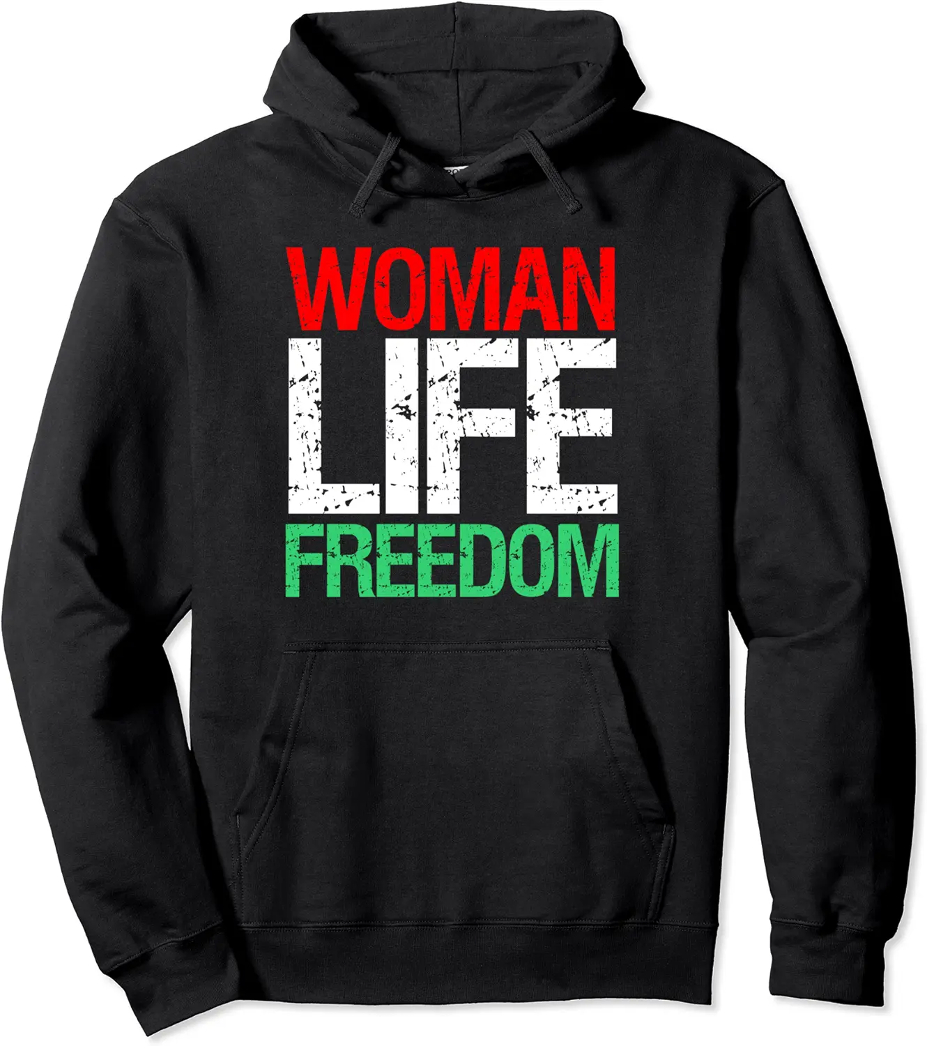 WOMAN LIFE FREEDOM IRAN Iranian Patriotic Slogan Vintage Pullover Hoodie - Jaheimca Shop 48B0BGSHXC5N