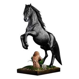 JXK Horse Statues Handmade Horse Decor for Desktop Gift for Horse Lovers