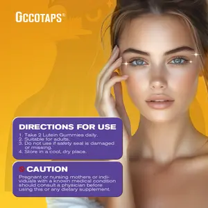 Lutein 20mg + Zeaxanthin 4mg Gummies | 5:1 Ratio Eye Vitamins – Supports Macular Health, Blue Light Defense & Dry Eye Relief