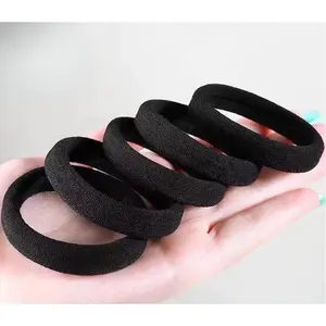 20 Pack Thick Seamless Hair Ties, High Elastic Towel Ponytail Holders, No Snagging No Damage Hair Elastics for Women Girls