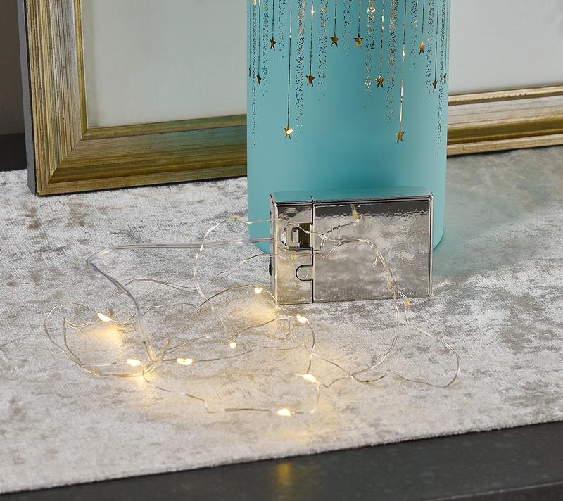 Set of 3 Illuminated Starry Night Hurricanes by Valerie