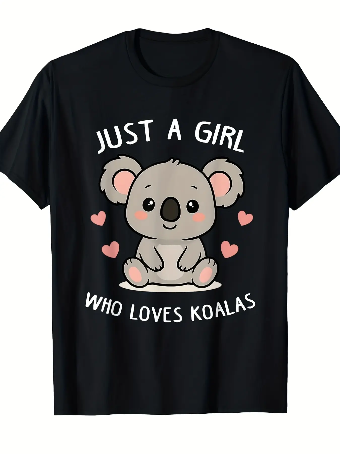 Men's  Koala Face T-Shirt - Australia-Themed Casua