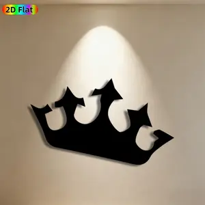 1pc Crown Metal Wall Art,Crown Statue Mural, Ideal Gift for New Year, Christmas, Royalty Decor Enthusiasts, Weather-Resistant Metal Wall Decor Wall Sculptures, Perfect for Indoor Wall & Outdoor Fence Royalty Enthusiasts