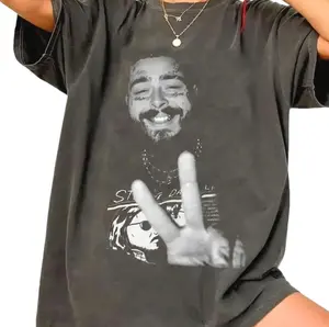 Posty Graphic Malone Adult  TShirt, Country Music tshirt, Posty Tee Malone, Im just vibin T shirt, Cowboy Posty Shirt, Concert Shirt,Aesthetic Pop Star Tee, 4 8FN D4C
