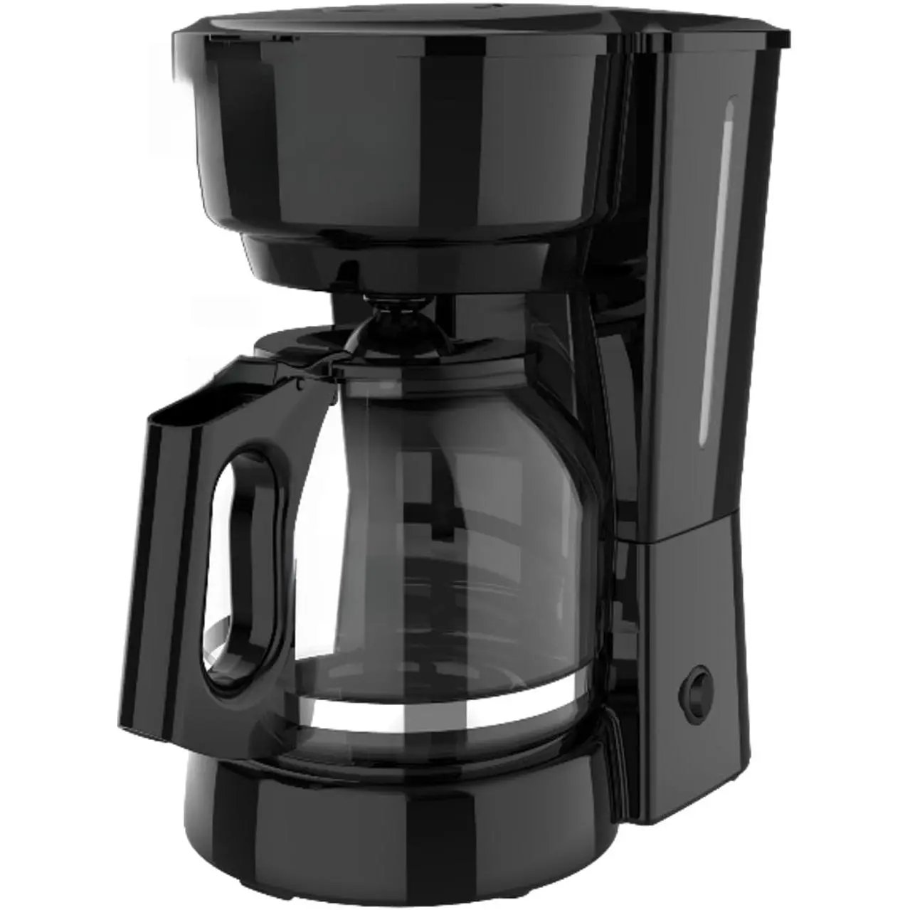 12-Cup Coffee Maker with Easy On/Off Switch, Easy Pour, Non-Drip Carafe  with Removable Filter Basket, Vortex Technology, Black - TikTok Shop