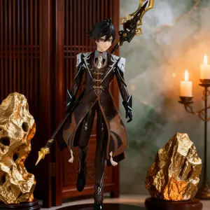 Genshin Hand Model Anime Game Stand Rock God King Emperor Car Model Halloween Gift Statue Bookshelf Decor Collectible Role Toy