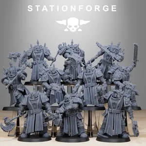 Corrupted Socratis Legion Infantry | Chaos Knights (10) - Havoc Brothers - Stationforge - 3d Printed Mini Marines
