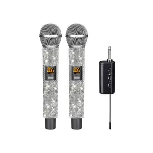 Wireless Microphone Dual Handheld 1 to 2 for Home KTV Outdoor Speaker Stage Live Singing Karaoke