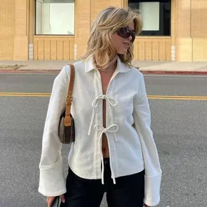 The Lace-Up Cardigan