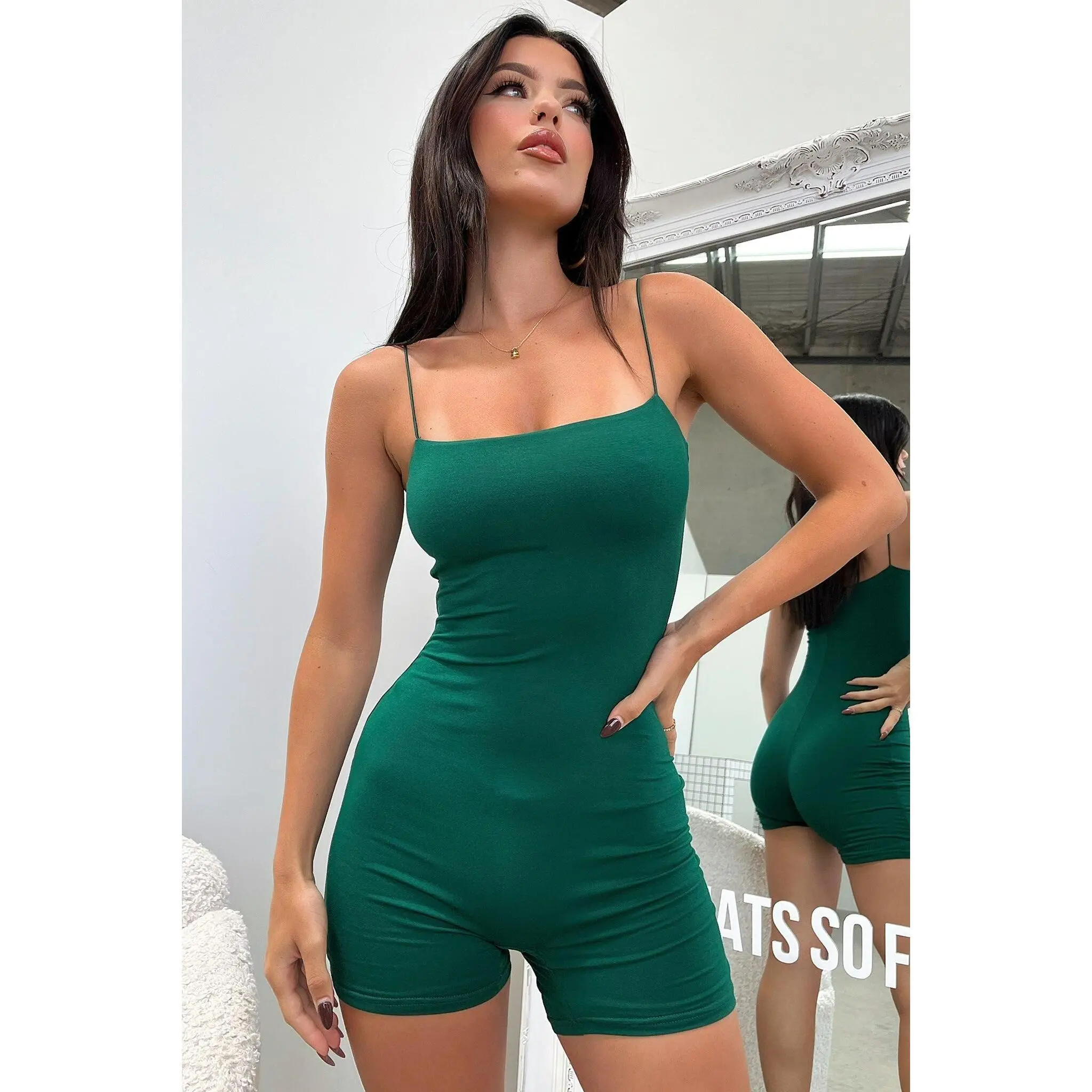 Mace Playsuit - Emerald